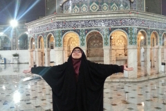 صحن قدس - زیر باران